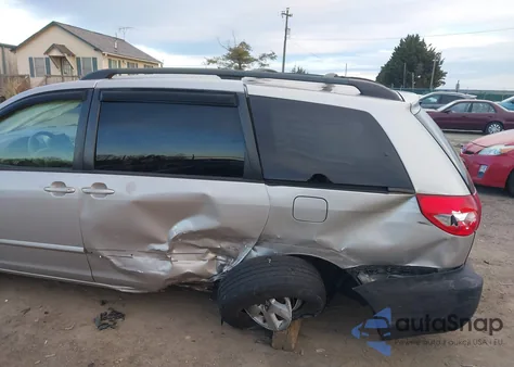 2007 Toyota Sienna Le z USA, uszkodzony, nr VIN 5TDZK23C07S024048